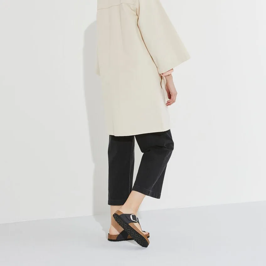 Gizeh Big Buckle | Oiled Leather | Black Picnic Easy