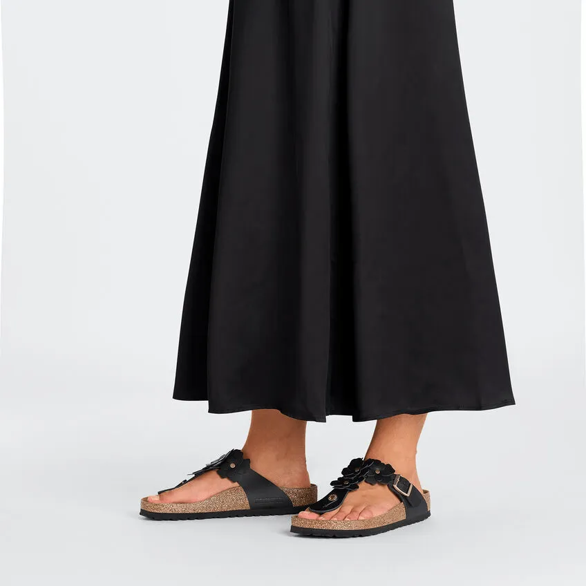Gizeh Flower | Leather | Black Easy Flow