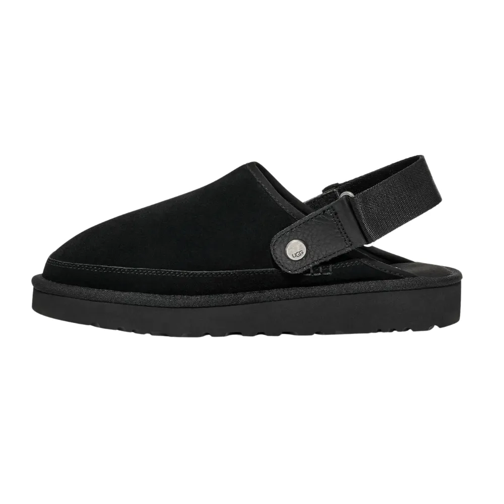 Goldenstar Clog | Women | Suede | Black Look Ready Rapid pace