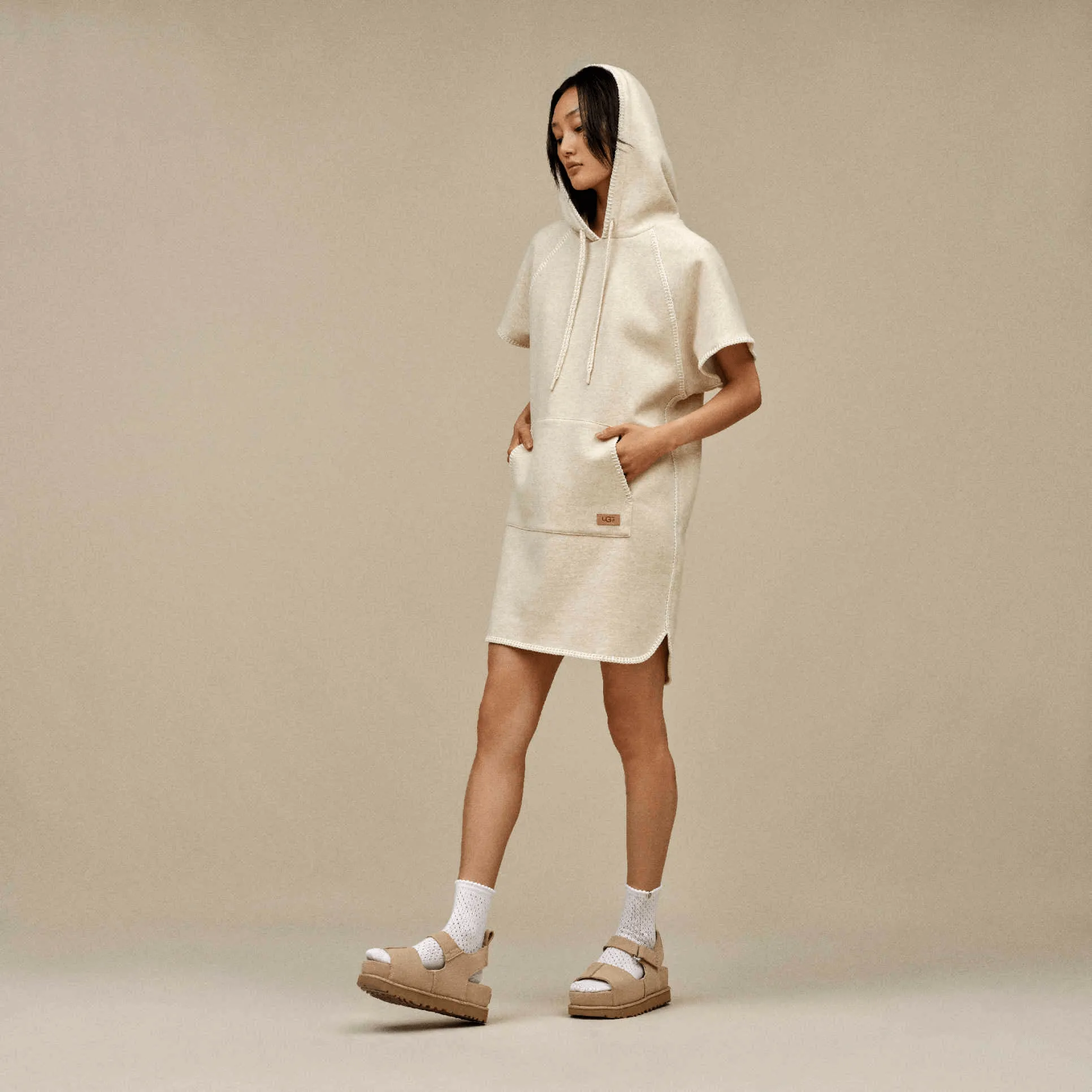 Dad Style Goldenstar | Women | Suede | Sand