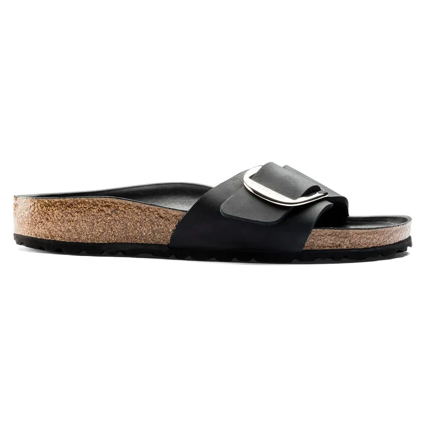 BIRKENSTOCK MADRID BIG BUCKLE BLACK Travel Friendly