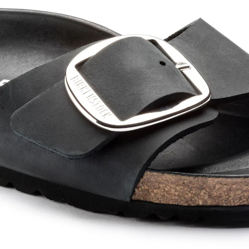 BIRKENSTOCK MADRID BIG BUCKLE BLACK Sunny Day Outdoor Sandals