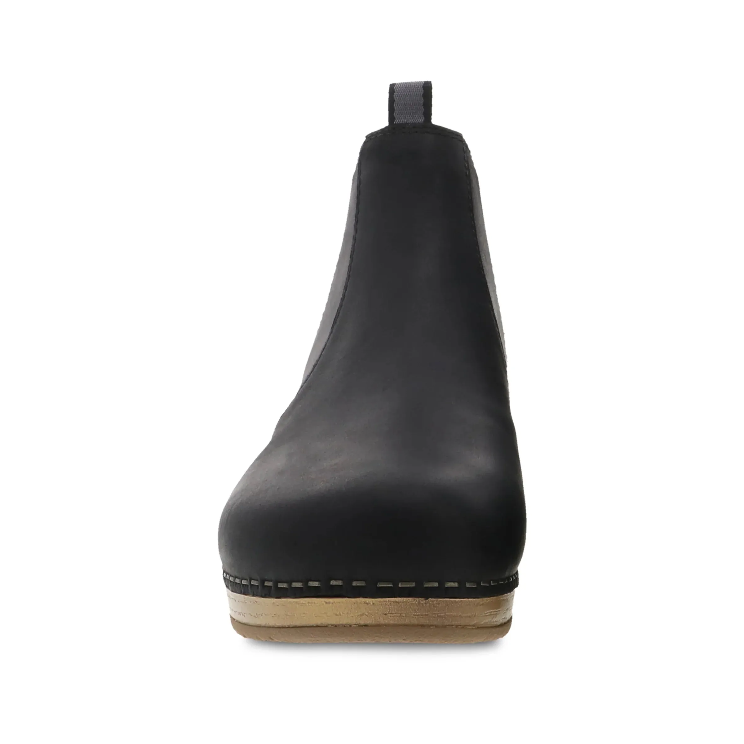 Becka | Oiled Pull Up | Black Cushioned Insole