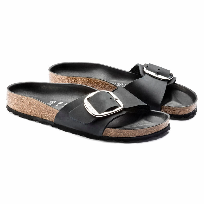 BIRKENSTOCK MADRID BIG BUCKLE BLACK dry surface
