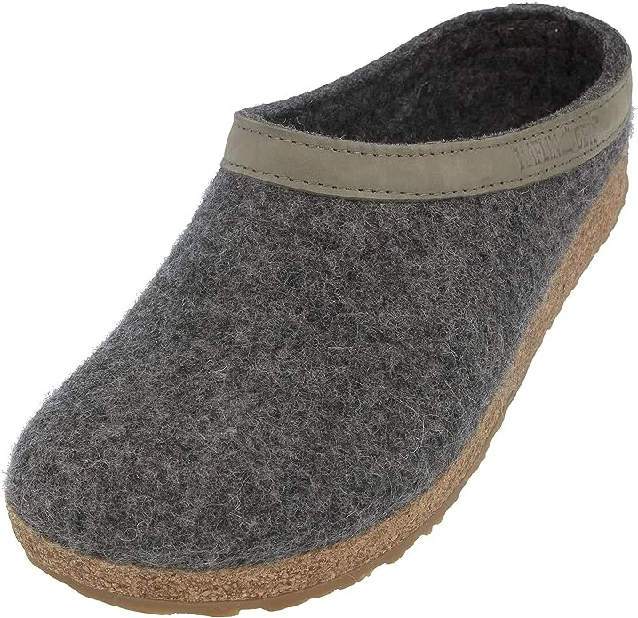 Hiking Mood Grizzly w/Leather Trim | Wool | Gray