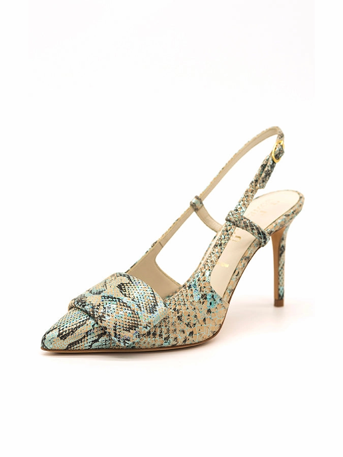 Bold Style Power Glam Halen Slingback Pump