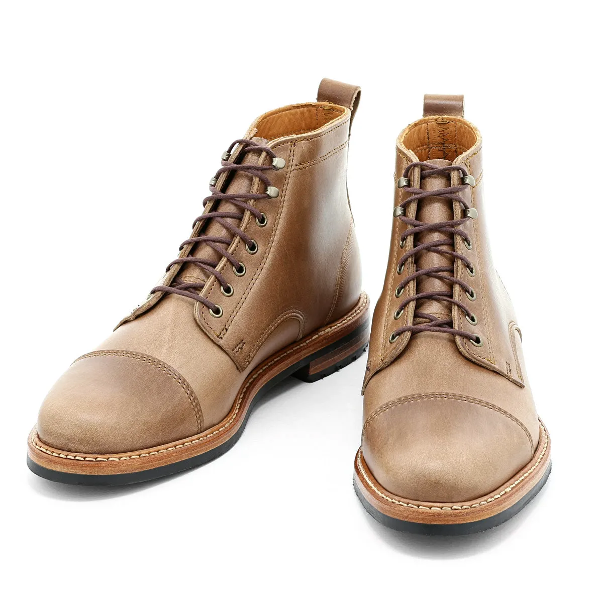 Lightweight Comfort Rugged Built Work Commute Byron Boot - Natural