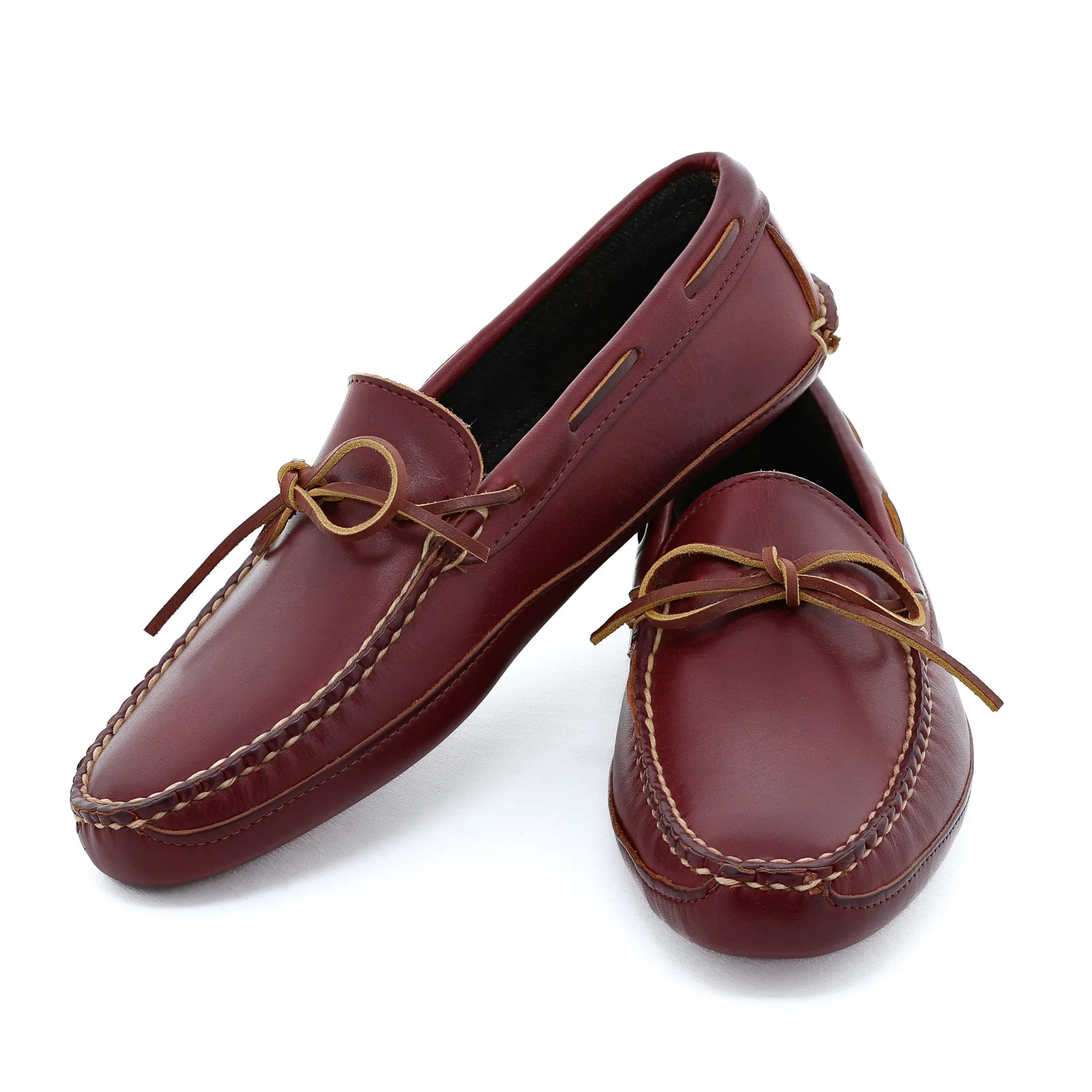 Harrington Slipper - Burgundy Music Fan Padded Interior Mountain Climber