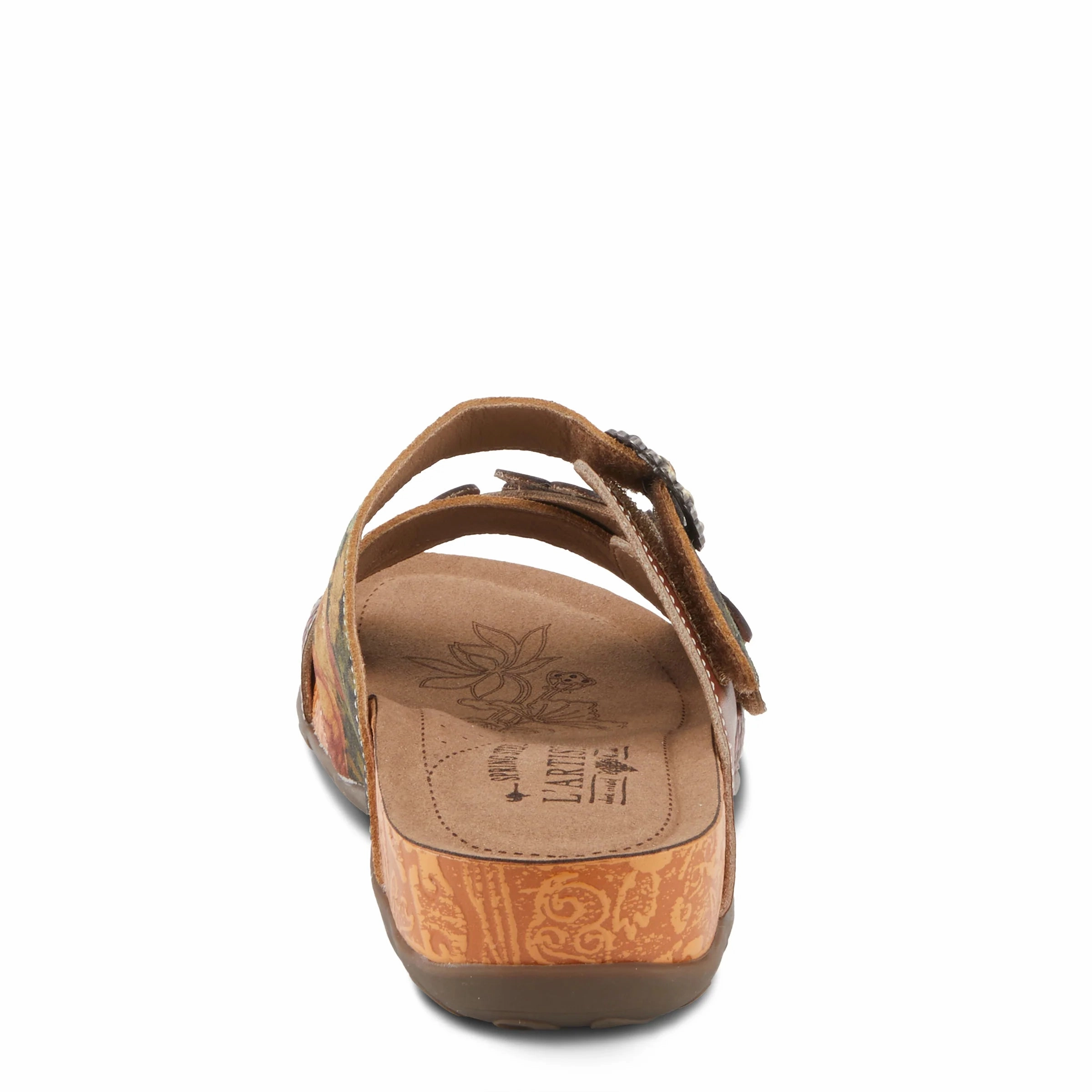 L'ARTISTE WOMENS CAELANA - BROWN MULTI Flexible Sandals