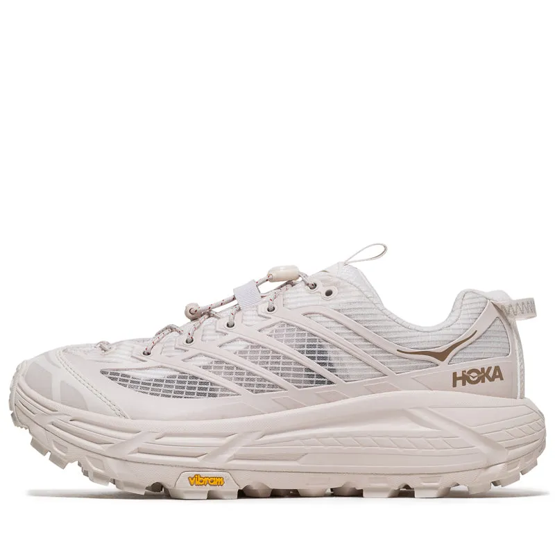 shoe maintenance printed running wear Hoka Mafate Three2 Grid - Rose Cream/Stucco