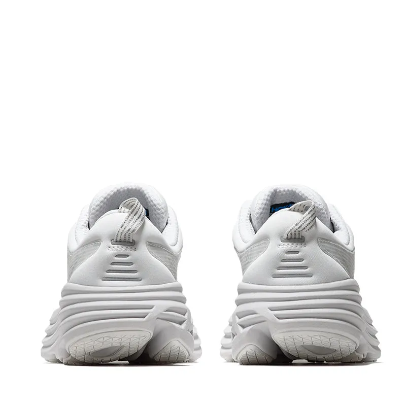Hoka U Bondi 8 TS Caged - White/Cosmic Grey Comfort - driven