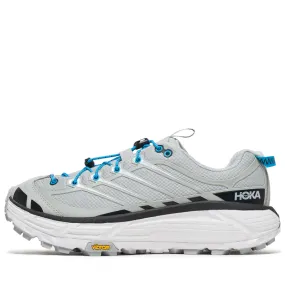 Hoka U Mafate Three2 - Stardust/Skyward Blue running in hard tracks shoes running in an airport area shoes