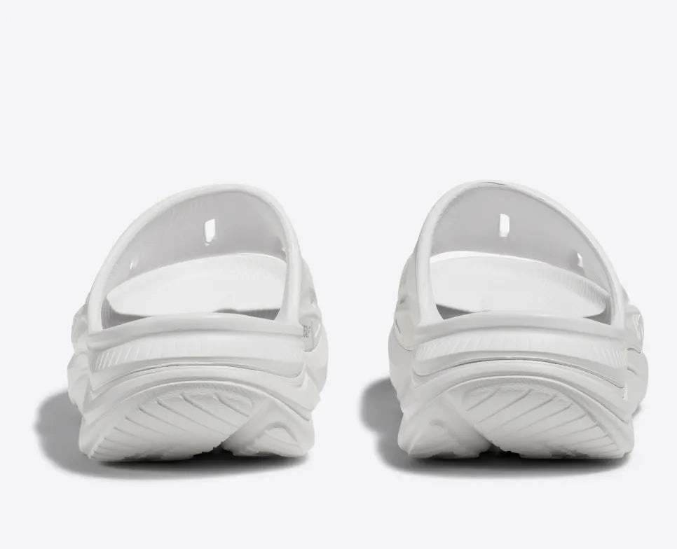 HOKA ORA RECOVERY SLIDE - WHITE / WHITE Active Summer Footwear