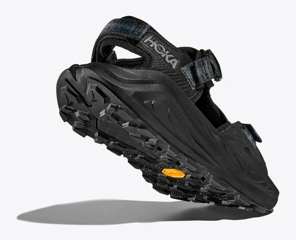 Flexible Travel Sandals HOKA WOMENS INFINI HIKE - BLACK / BLACK