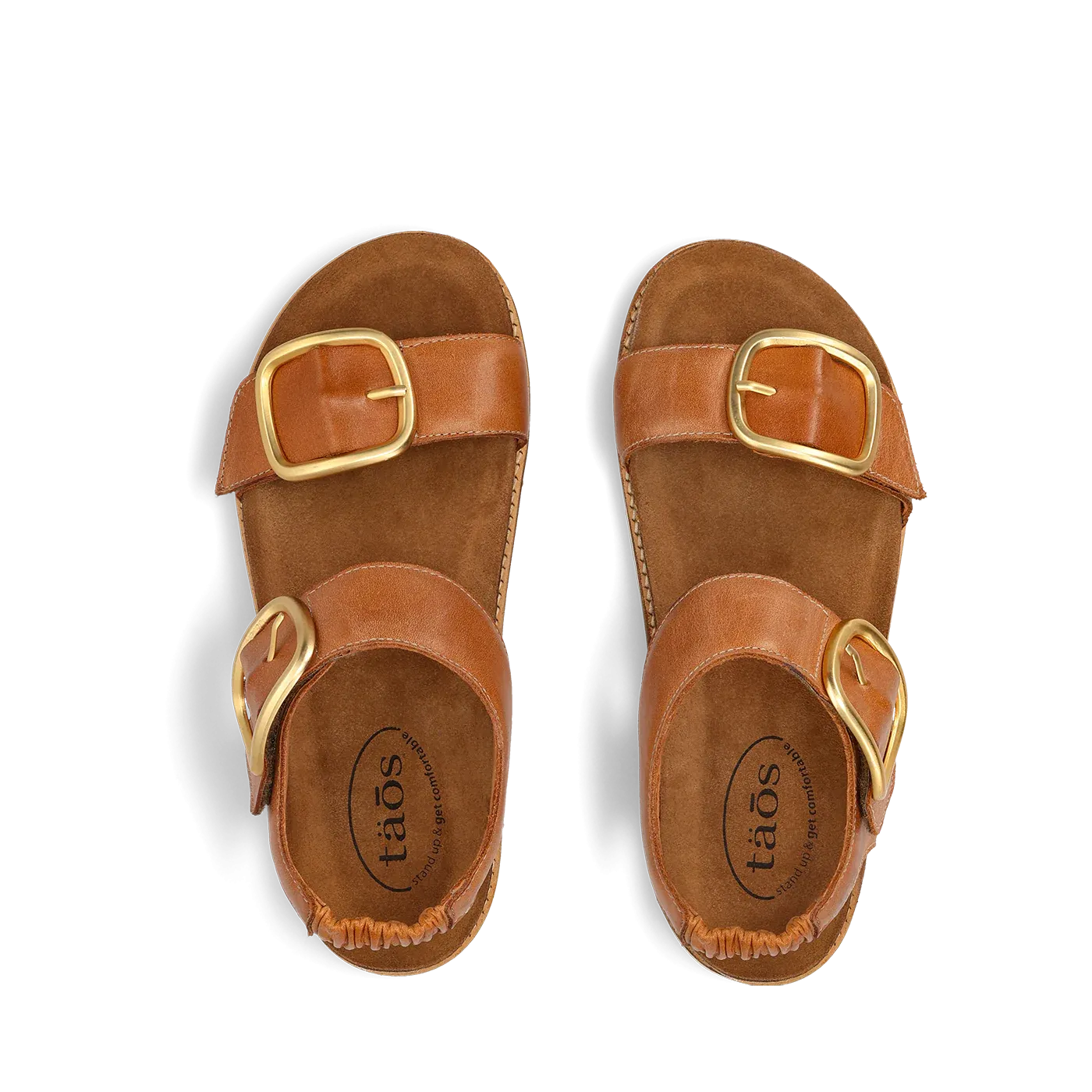 TAOS WOMENS ON THE DOUBLE - CARAMEL Trendy Summer Shoes