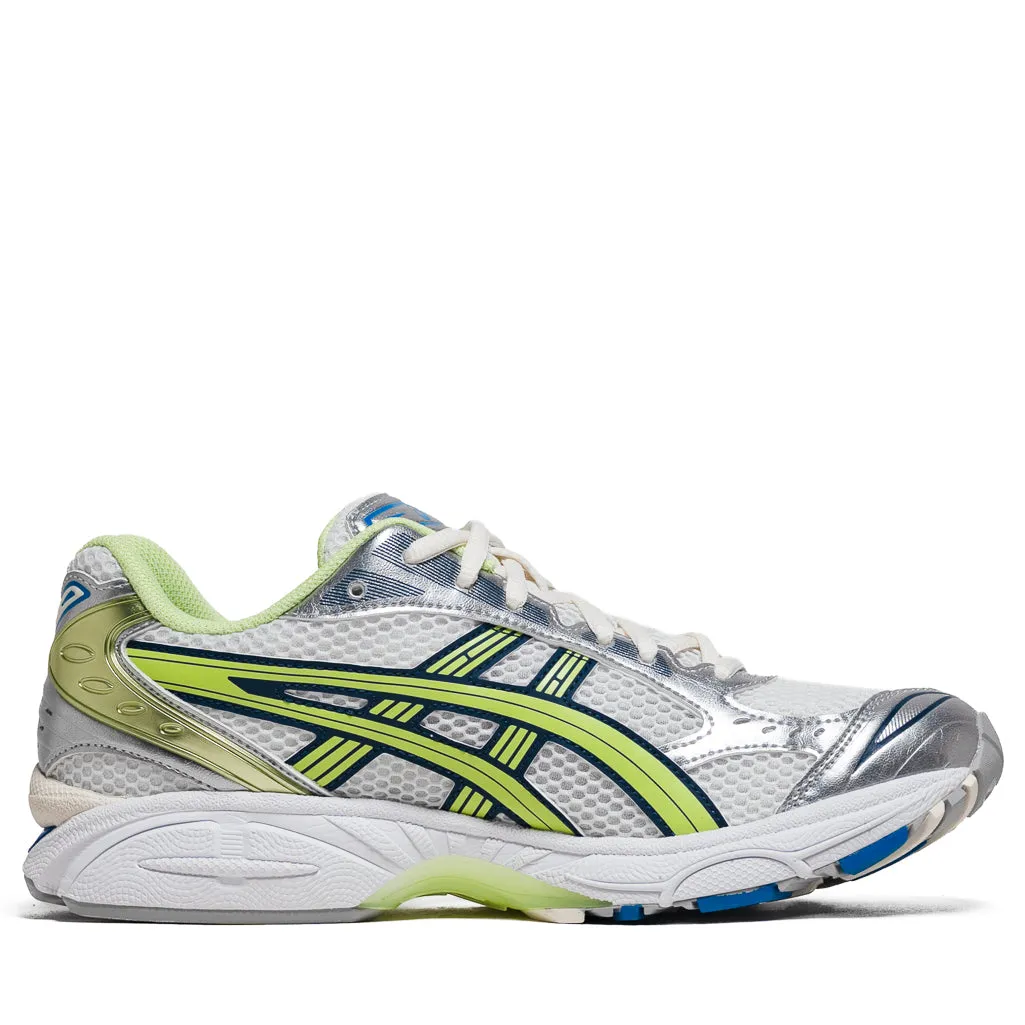 Back Tab Bounce Back Tech Asics Gel-Kayano 14 - White/Lime Green