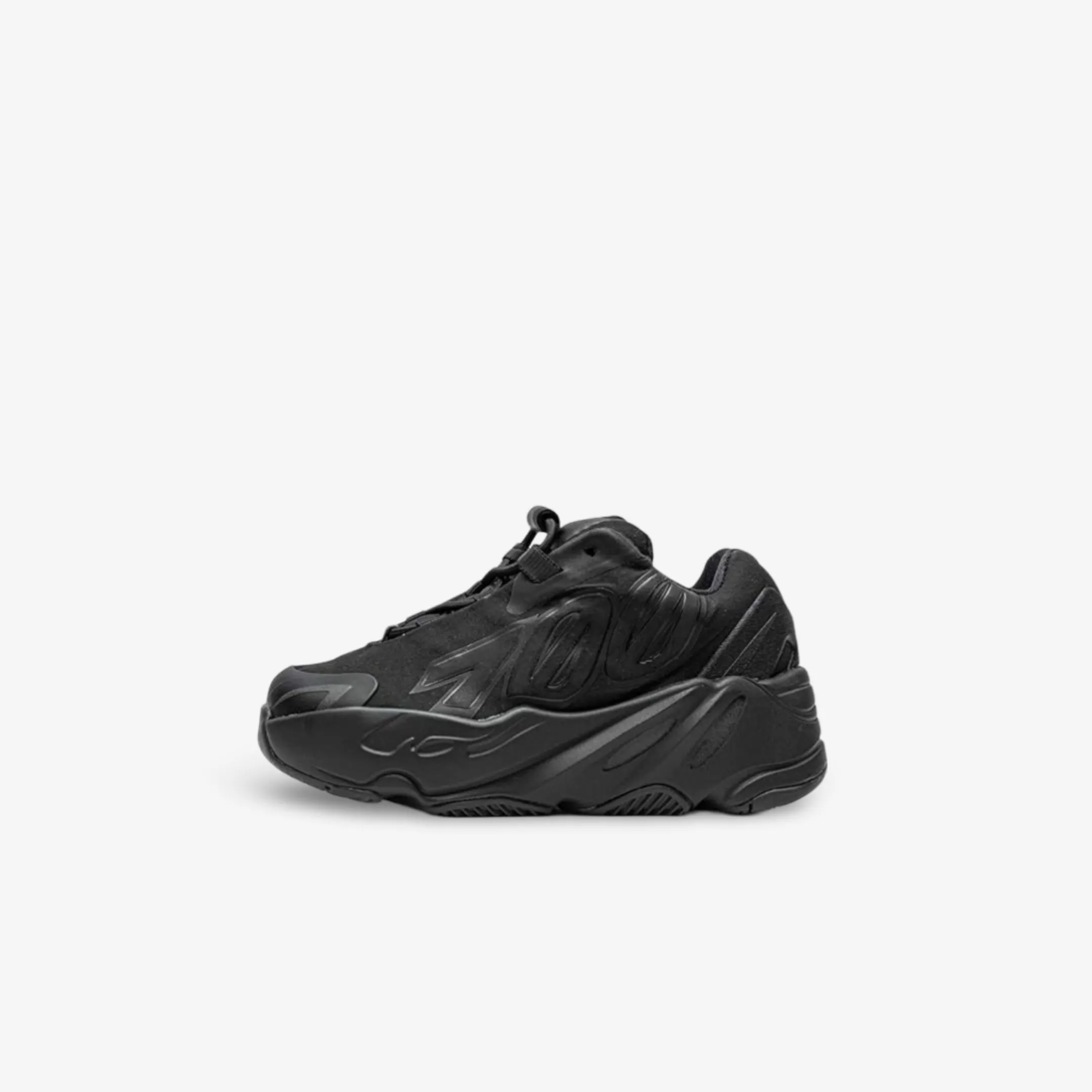 (Infant) adidas Yeezy Boost 700 MNVN 'Triple Black' (2020) FY4392 Neutral Stride Design Ankle friendly