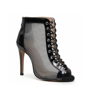 Contemporary Style Jezmina - Black Vegan Patent - Street Sole