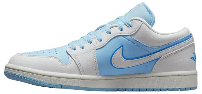 Daily Comfort All Day Weekend Warriors Jordan 1 Low SE Reverse Ice Blue (W)