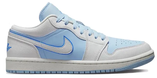 Queen Fit Pool Time Jordan 1 Low SE Reverse Ice Blue (W)