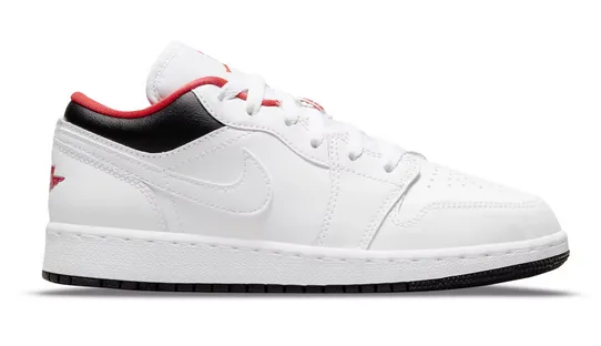 Jordan 1 Low White Black Infrared (GS) Comfort collar