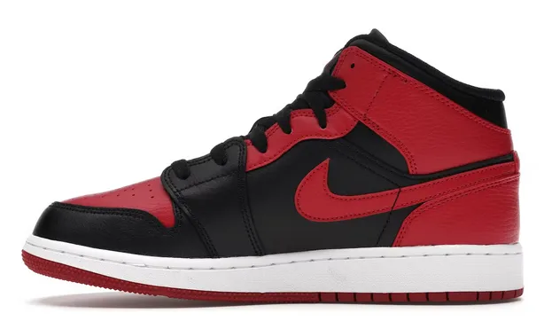 Jordan 1 Mid Banned 2020 (GS) Arch Care Best Seller