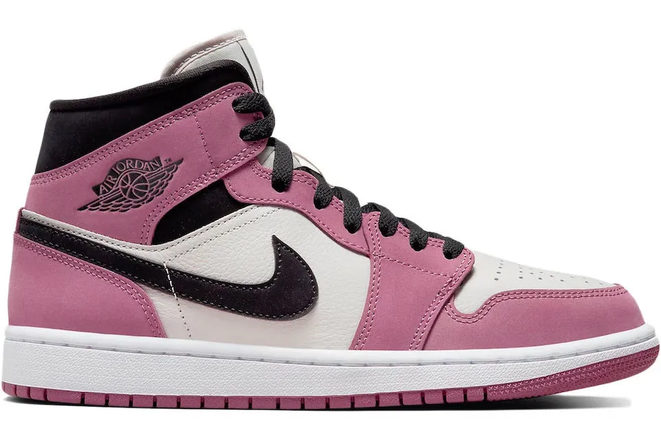 Campus Cool Fast Track Jordan 1 Mid Berry Pink (W)