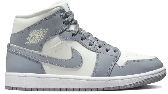 Adjustable Fit Impact Resistance Jordan 1 Mid Stealth (W)