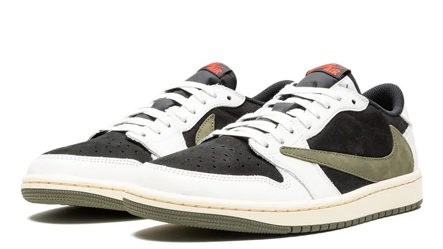 zipper Canvas Jordan 1 Retro Low OG SP Travis Scott Olive (Unisex)