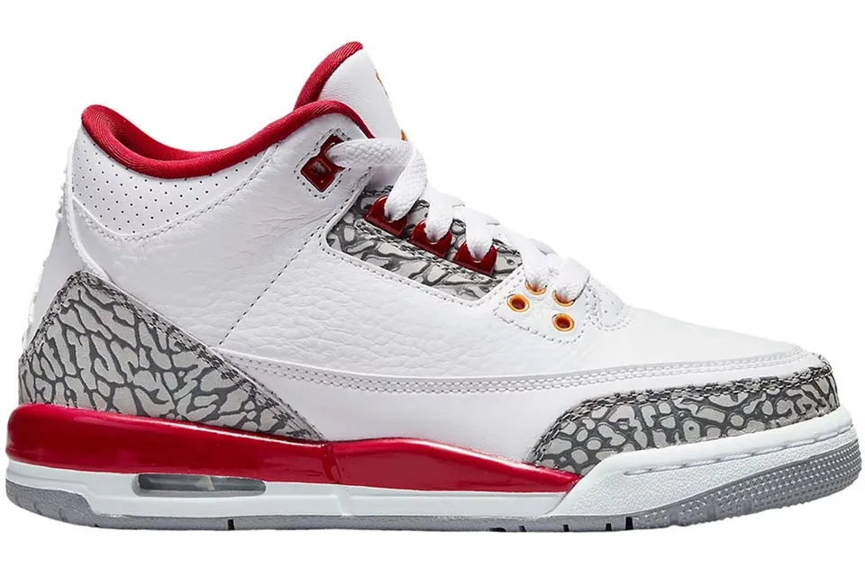 Jordan 3 Retro Cardinal (GS) Global Cool Core Support
