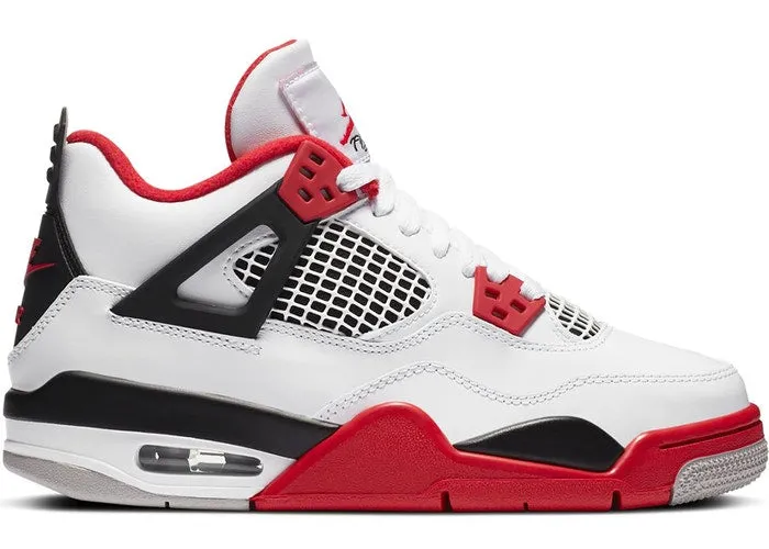 Jordan 4 Retro Fire Red 2020 (GS) Week Easy