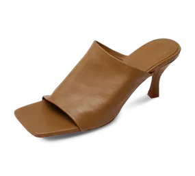 Katie Mid Heel Square Toe Sandals Winter Glam hand craft