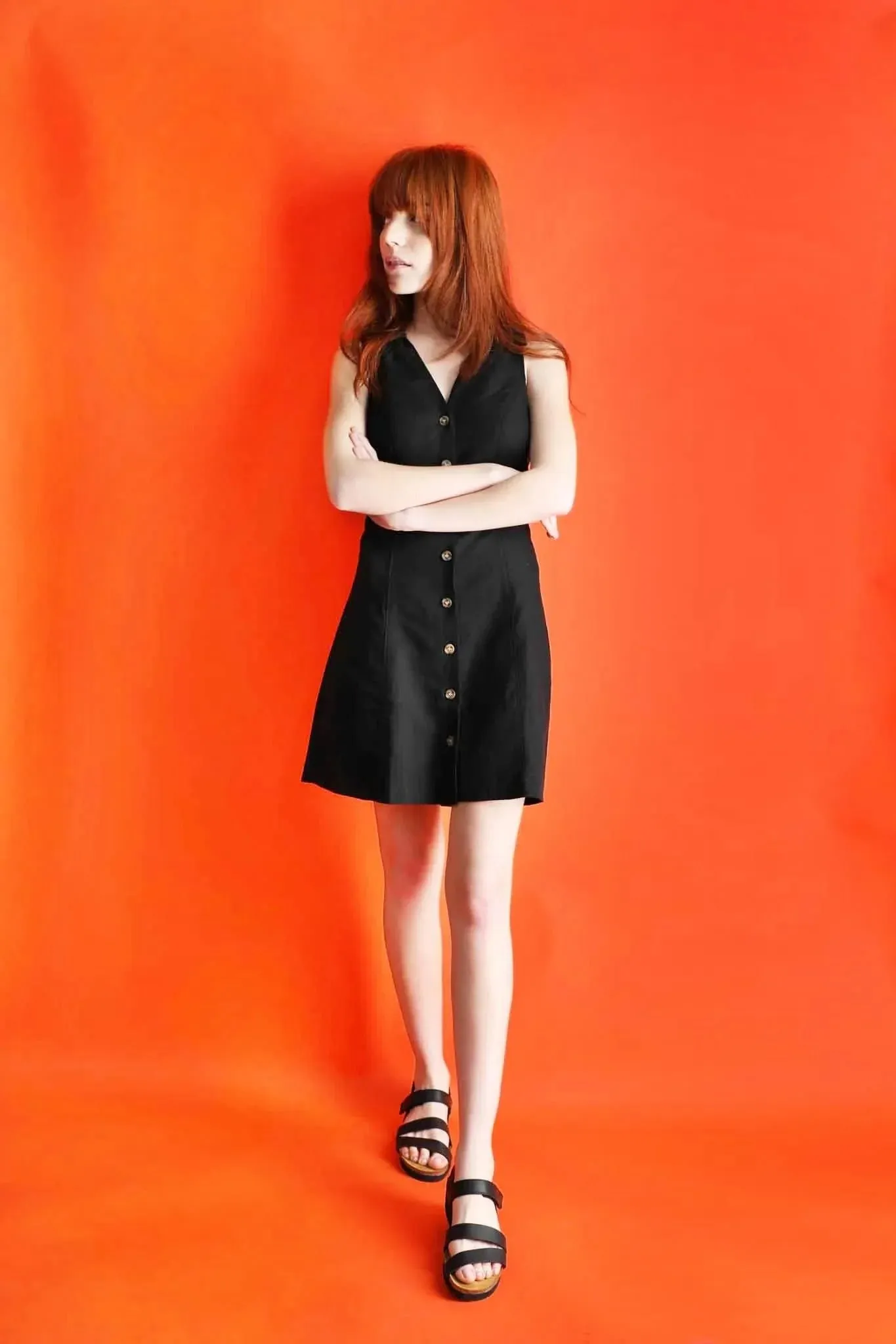 Clean White Moon Walk Kayla | Leather | Black Matte