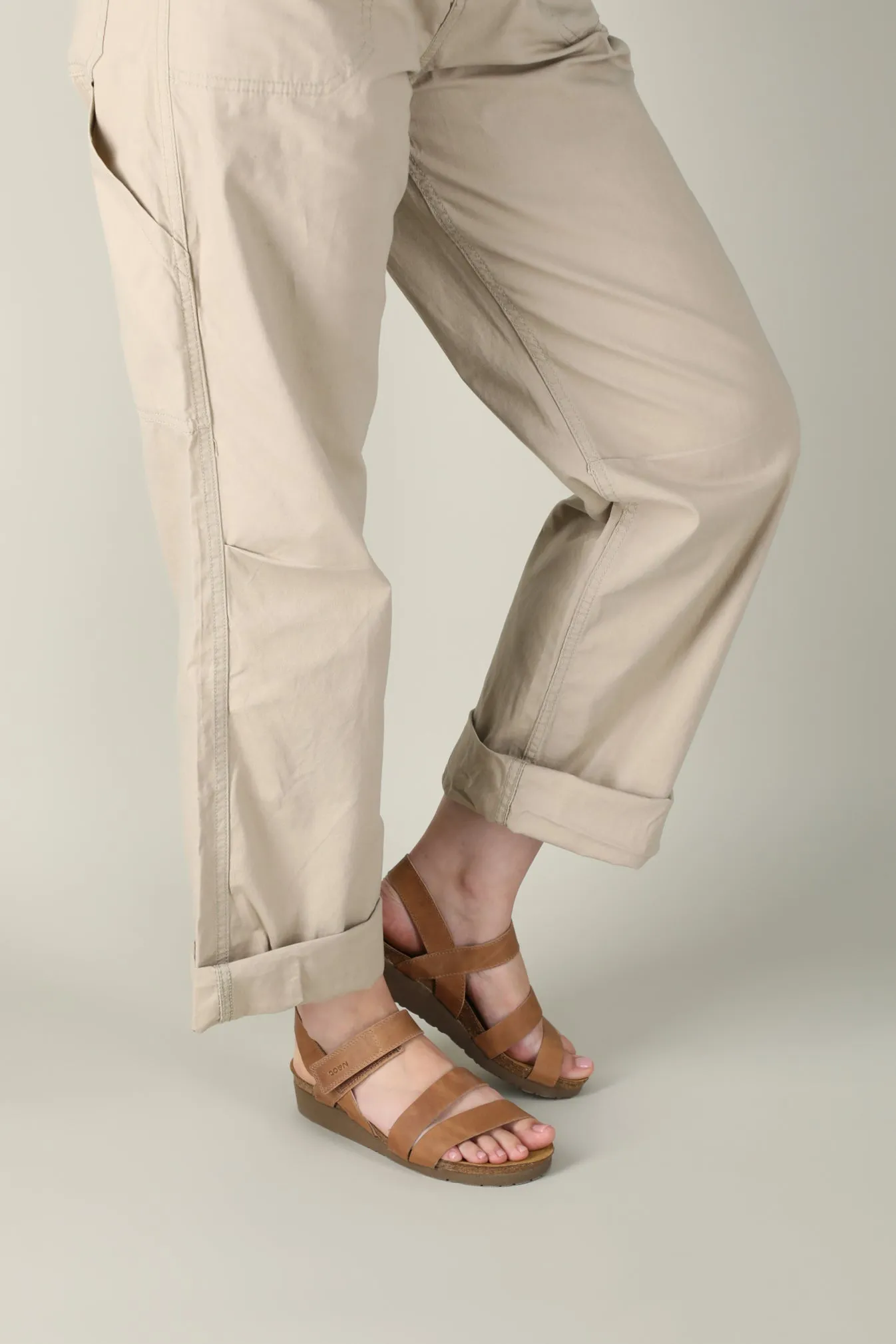 Kayla | Leather | Latte Brown Club Night World Walk