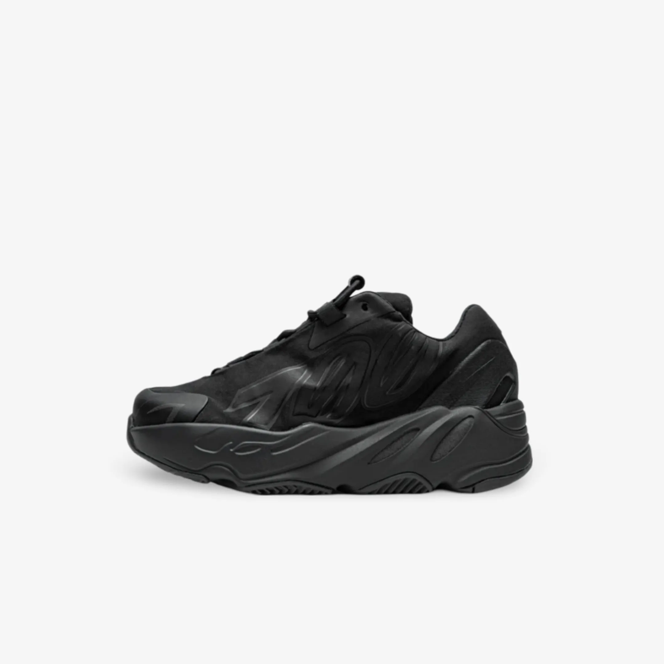 (Kids) adidas Yeezy Boost 700 MNVN 'Triple Black' (2020) FY4394 Anti   Fatigue