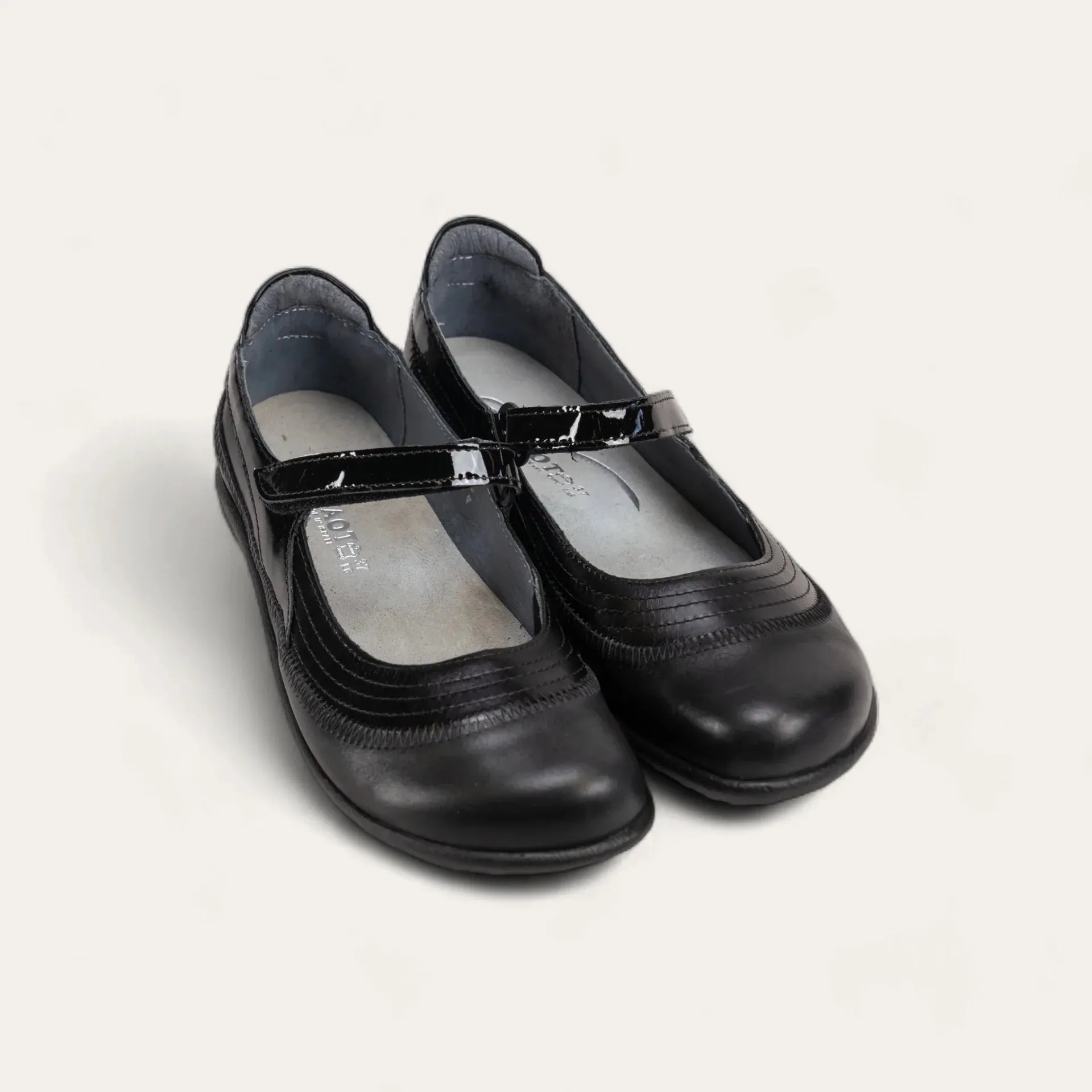 Kirei | Shiny Black Leather/Black Madras Leather/Black Patent Spanish Bold Synthetic Upper