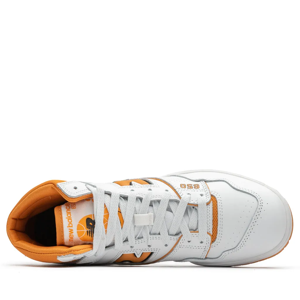 Quality multi - density midsole New Balance 650R - White/Canyon