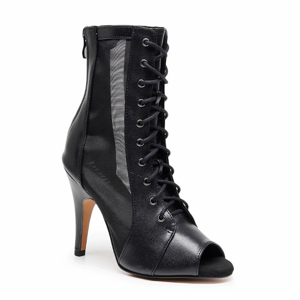 Comfy Pumps Koda - Black Vegan Leather   - Street Sole