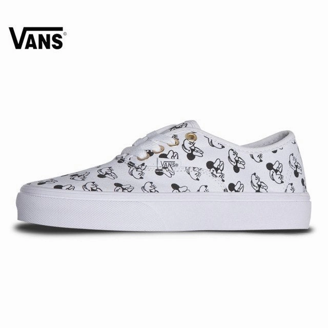 Air Dry Flexible Outsole l Vans X Disney Men's & Women's Classic Authentic Low-top Skateboarding Shoes