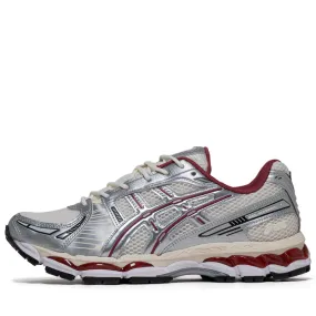 Structural Weave Technology Flexible Groove Design Asics Gel-Kayano 12.1 - Cream/Pure Silver