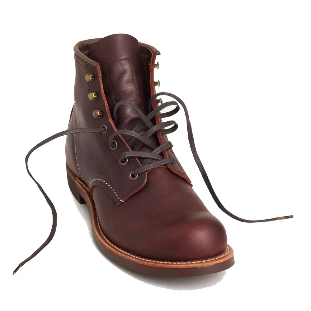 Legendary Tough Red Wing Men's Blacksmith 3340D in Briar Oil-Slick Leather (D Width) Protective Layer Stable Support Backcountry Camper