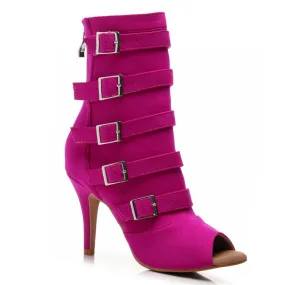 Urban Cool Lace Up Lennon - Purple Lycra - Street Sole