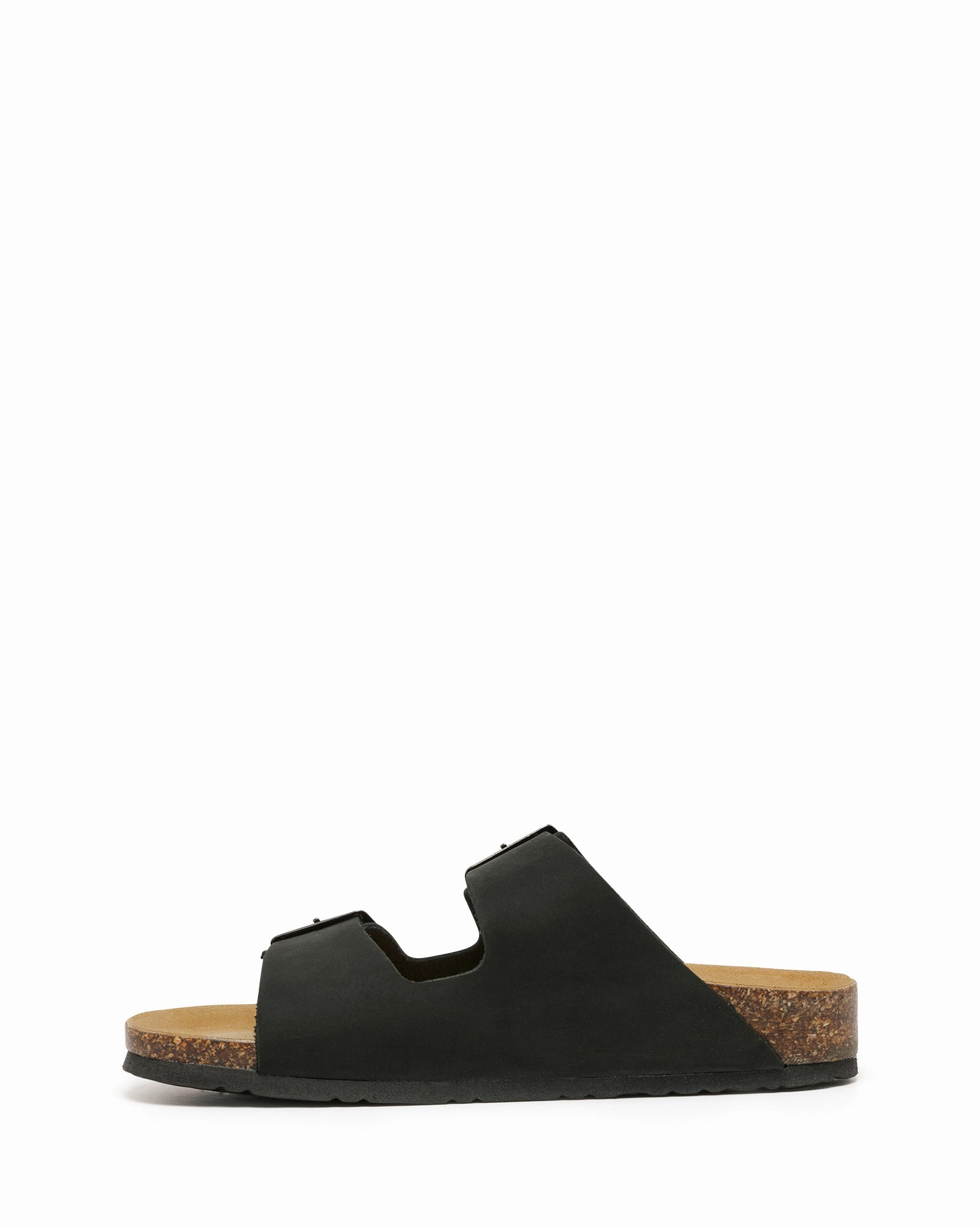 Licata Black Nubuck Open Toe Barefoot feel