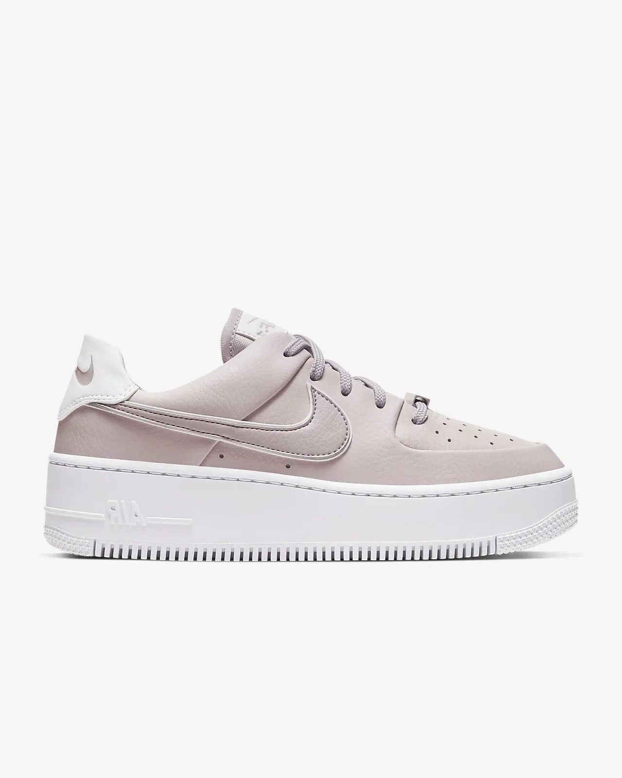Nike Air Force 1 Sage Low Platinum Violet (WOMEN'S) synthetic leather Knitted Warm