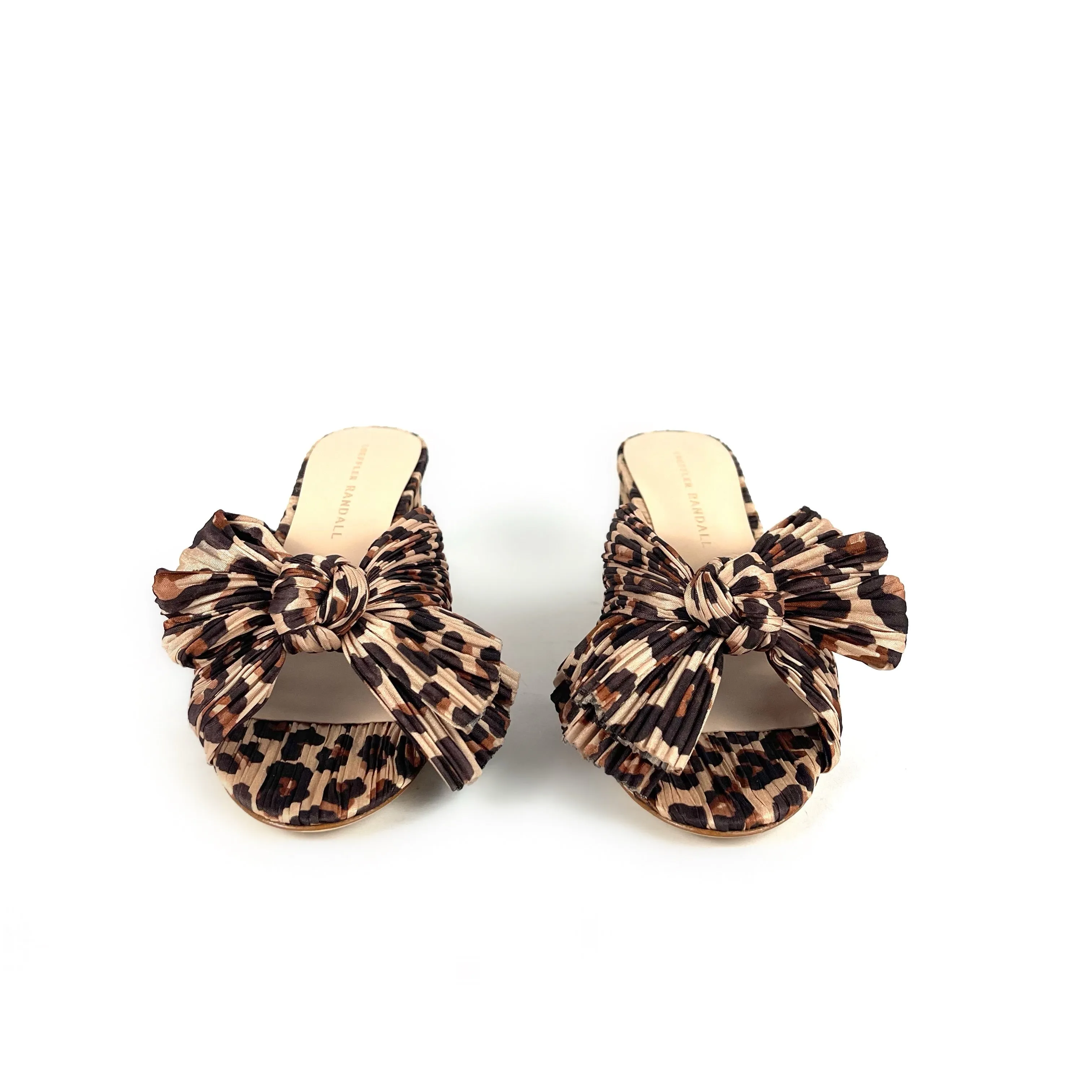 Stay Breezy Sporty Casual Footwear Loeffler Randall - Emilia (Leopard Pleated)