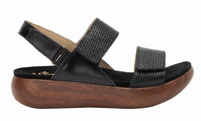 Fashionable Outdoor Footwear Flex Comfort ALEGRIA BAILEE - WOVEN NOIR