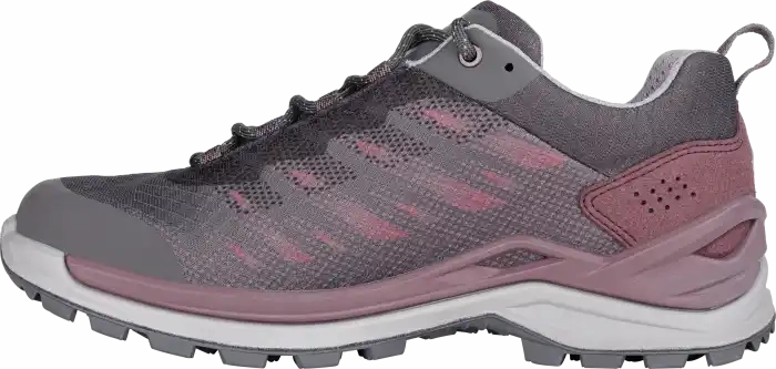 Shear Warm Breathable Uppers LOWA WOMENS FERROX GTX LOW - ANTRACITE / BROWN ROSE