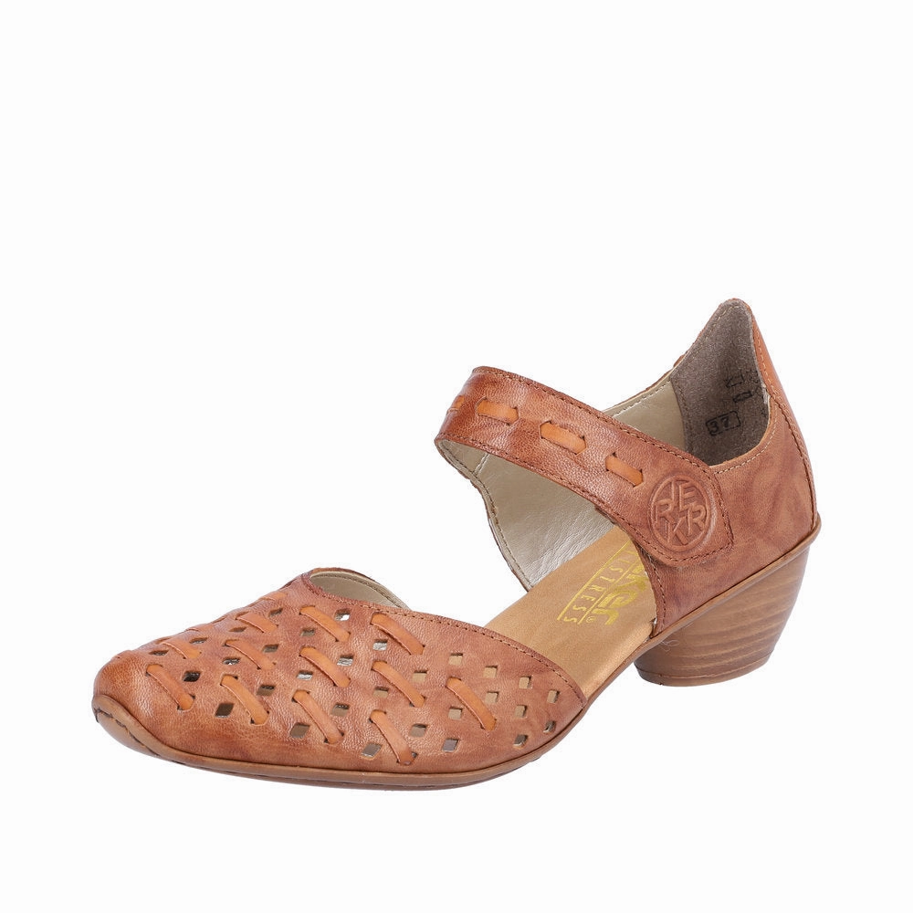 RIEKER WOMEN'S 43770-22 SANDAL - CAYENNE Tropical Glow