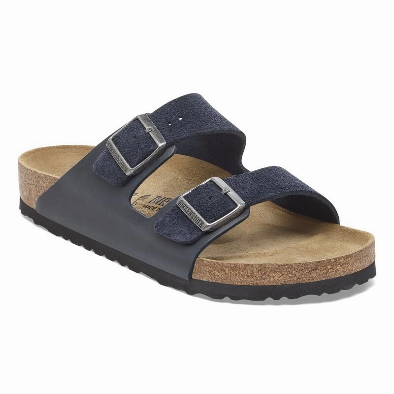 Arizona Classic Footbed : New Navy Oiled/Suede Fashionable Outdoor Footwear Secure fit