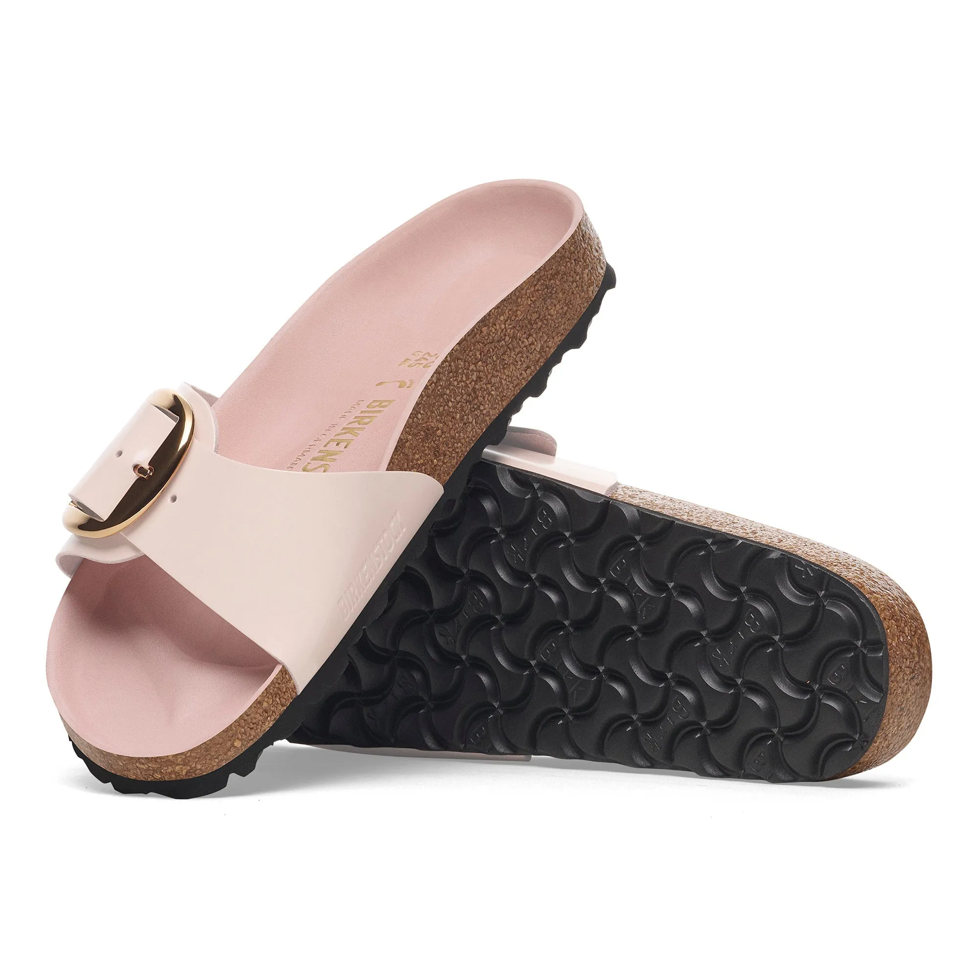 Detachable parts Madrid Big Buckle | Leather | Rose
